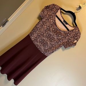 Dorthy Perkins Burgundy Dress. Size S US